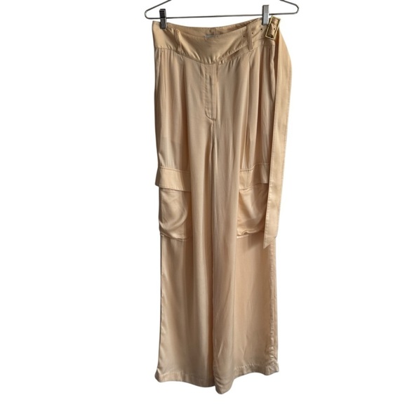 L'Academie Mel Belted Cargo Pants, Nude, Size S - Picture 5 of 11